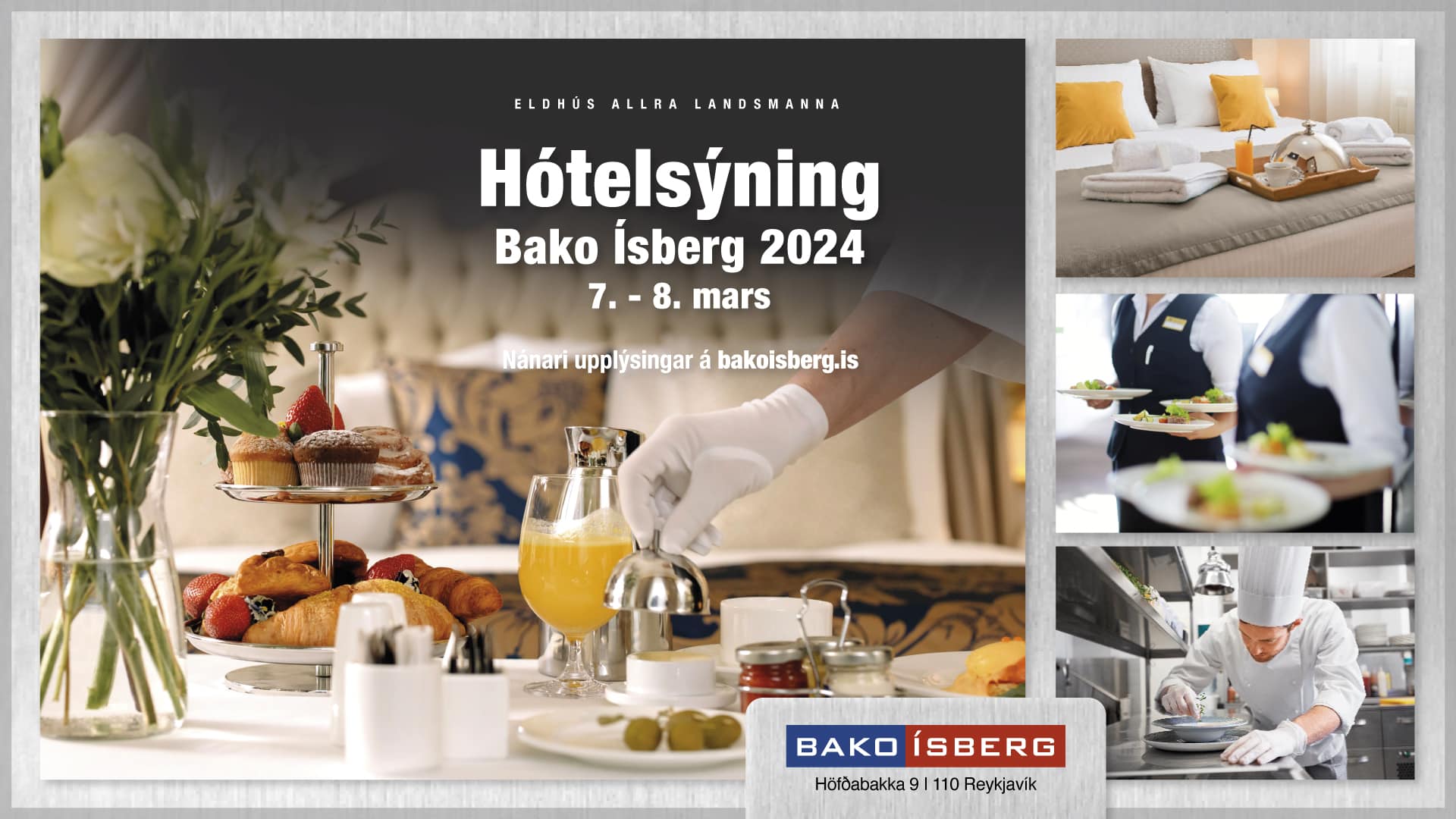 Hótelsýning Bako Ísberg verður haldin 7. og 8. mars